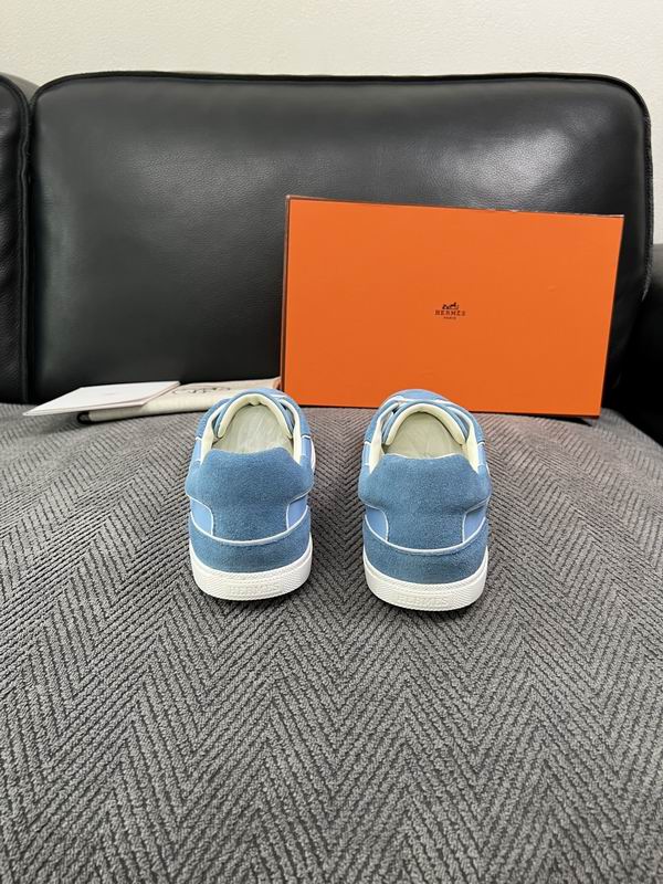 Hermès Blue Low-Top Sneakers