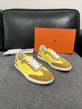 Hermès Yellow Low-Top Sneakers